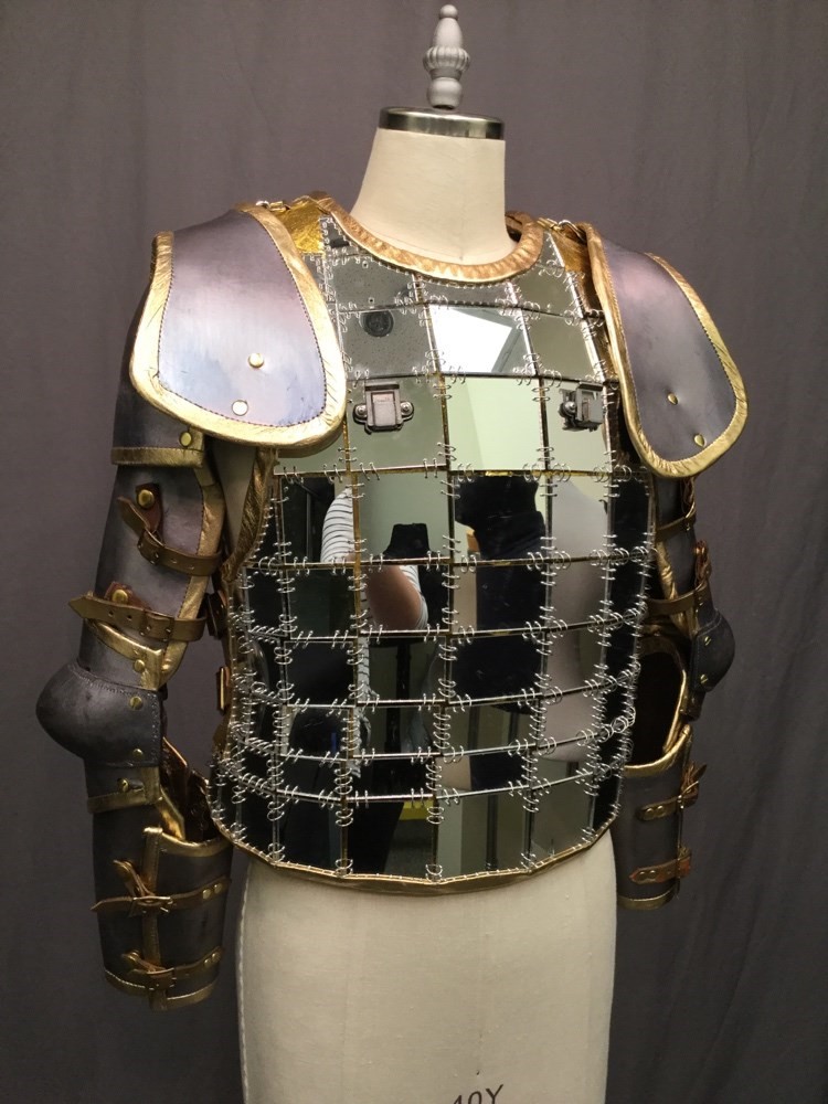 armor, chest, plates, non, period, unisex, c38, 40, silver, gold, clear