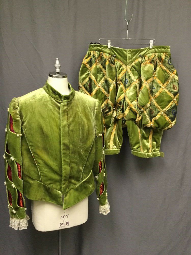 renaissance, elizabethan, pants, renaissance, men, w40, green, purple