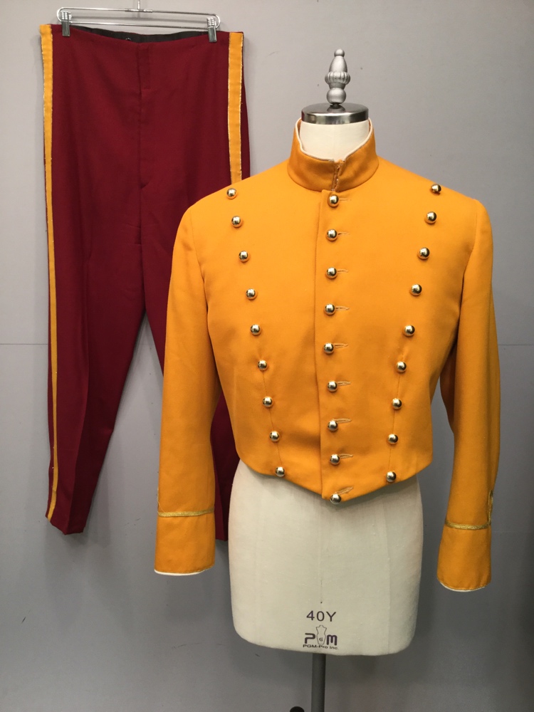 uniforms, jacket, uniform, occupational, unisex, 44l, yellow, bellhop