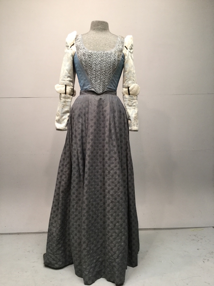 renaissance, elizabethan, bodice, renaissance, elizabethan, women, b35, w26, light, blue, blue