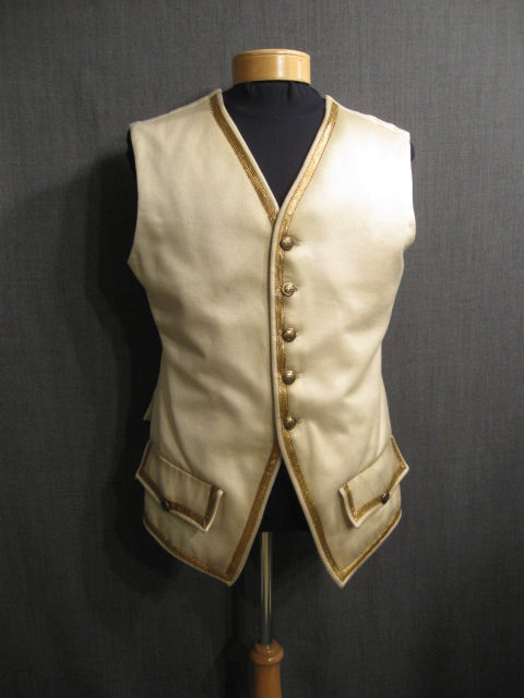 18th, century, vest, 18th, century, men, s, men, c41, cream, no, collar ...