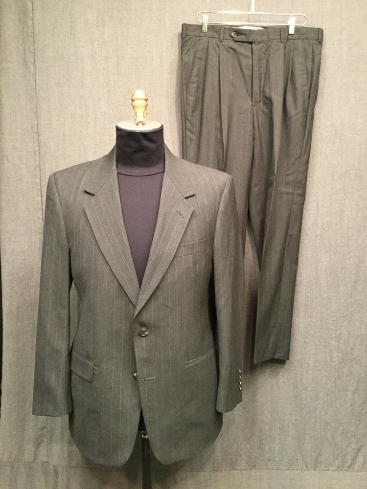 20th, century, suit, jacket, 1930s, men, s, men, c42, grey, charcoal ...